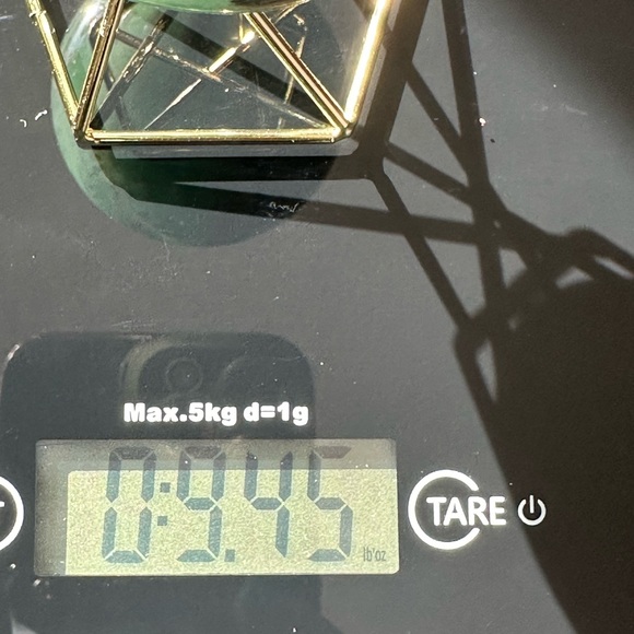 Feather Fluorite Sphere with Stand - Picture 7 of 7